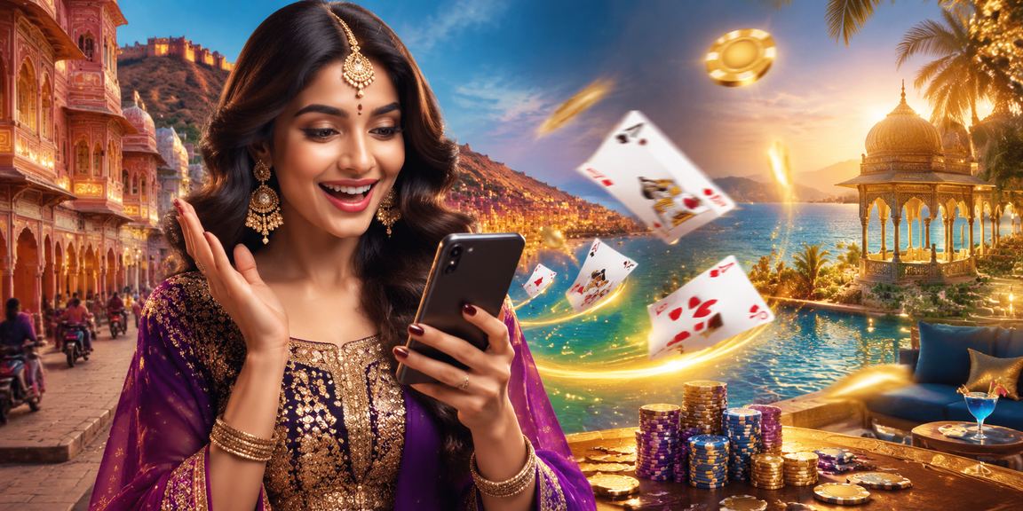 Cards and gaming chips for an online Rummy session in Jaipur